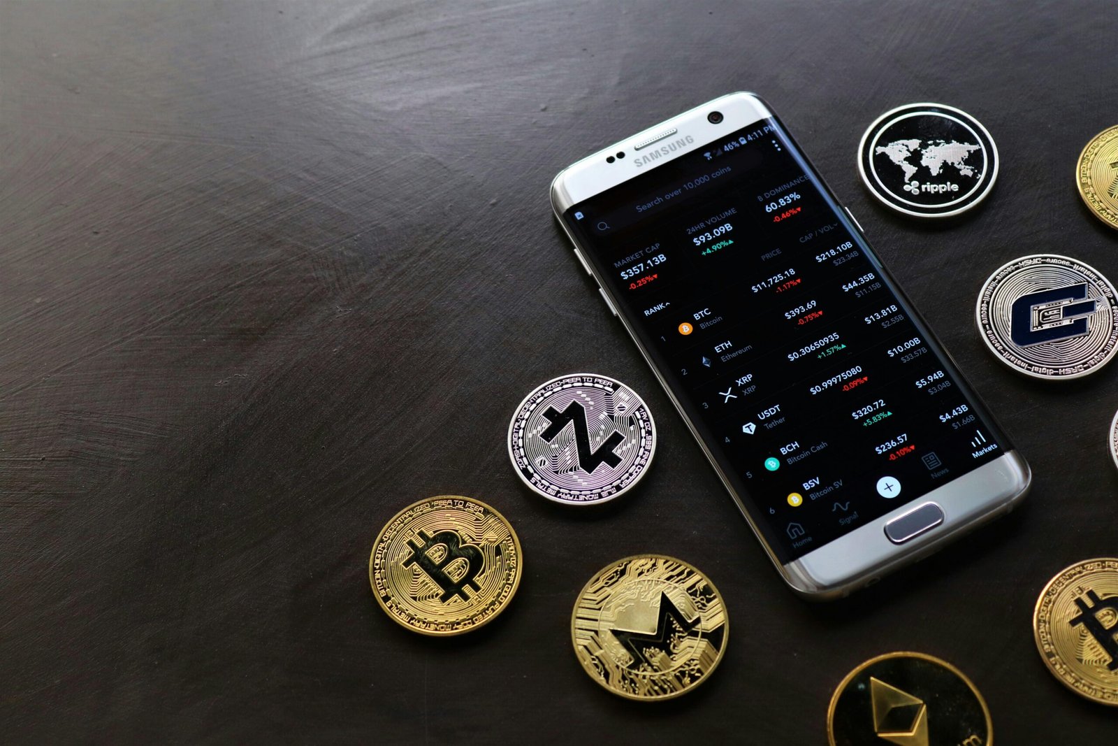 Mobile banking app dashboard displaying automated transfer settings.